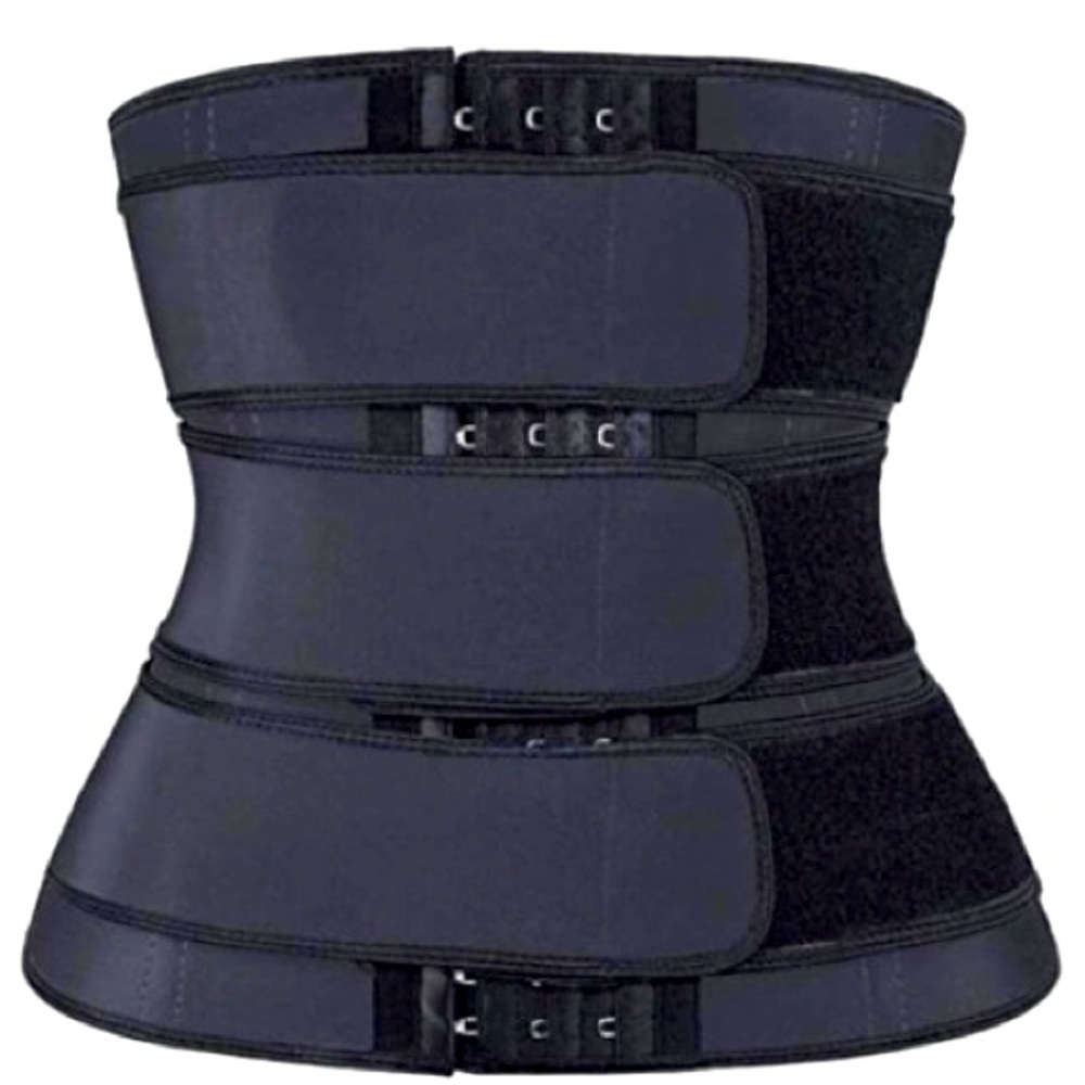 Casual Skinny Black Waist Trainer